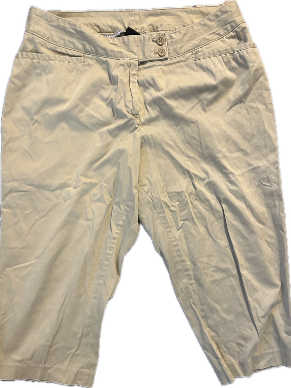 Lane Bryant size 14 khaki Capri Classic Fit